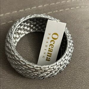 Silver Woven Bracelet